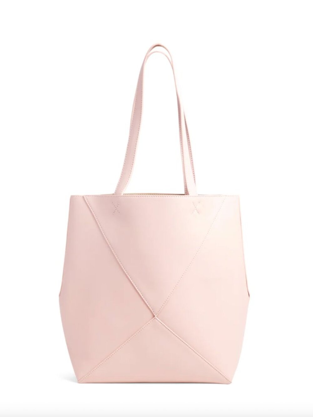Walter Baker x CURATEUR Vegan Leather Kate Tote in Pale Pink NEW NWT